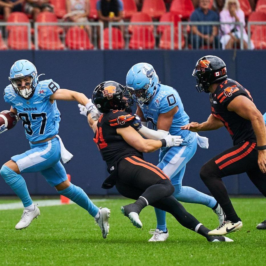 Toronto Argonauts receiver Herslow has four TD catches in last three contests
